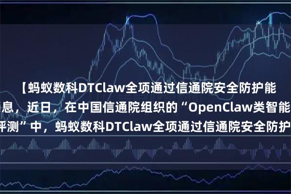 【蚂蚁数科DTClaw全项通过信通院安全防护能力测试】据蚂蚁数科消息，近日，在中国信通院组织的“OpenClaw类智能体安全防护产品能力评测”中，蚂蚁数科DTClaw全项通过信通院安全防护能力测试，成为国内首批通过该评测的产品。